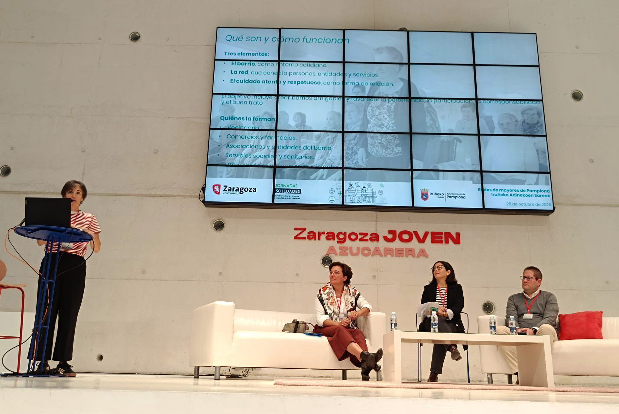 Pamplona presenta sus Redes de Mayores en una jornada en Zaragoza 