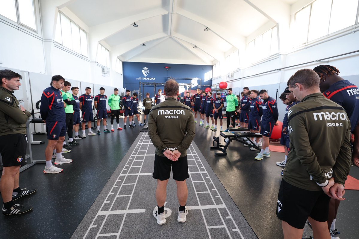 Osasuna viaja a Calatayud con 18 convocados y tres bajas médicas para arrancar su Copa del Rey