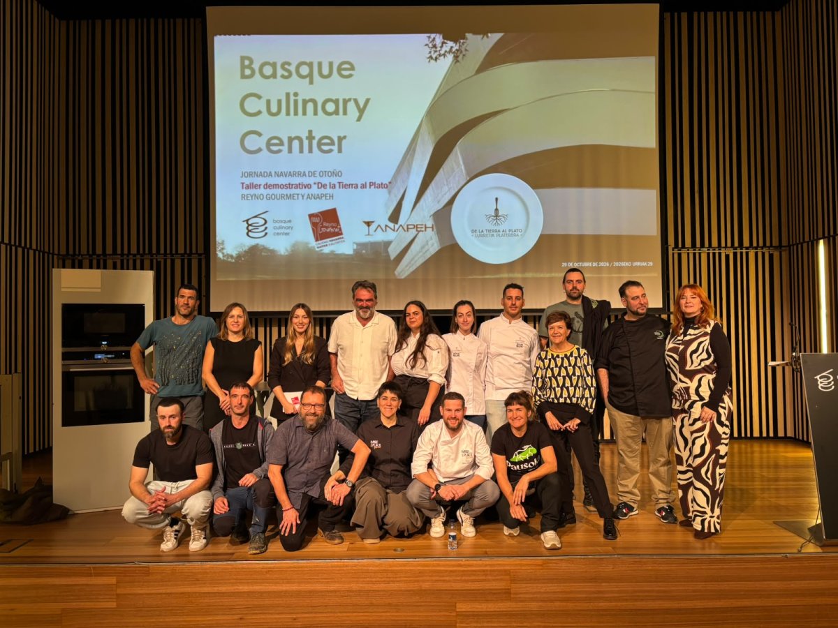 ‘De la Tierra al Plato’ acerca a productores navarros y futuros cocineros en el Basque Culinary Center