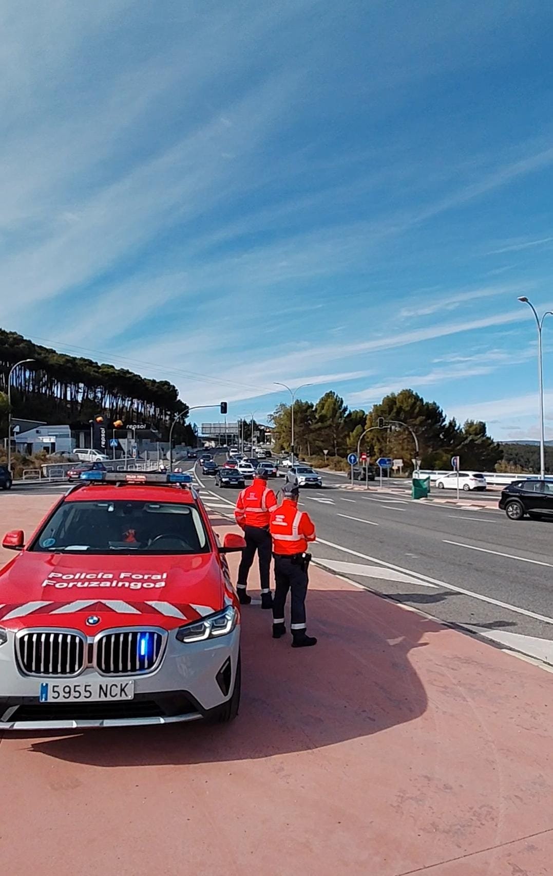 Policía Foral intensifica la vigilancia en las carreteras navarras durante el puente de Todos Santos