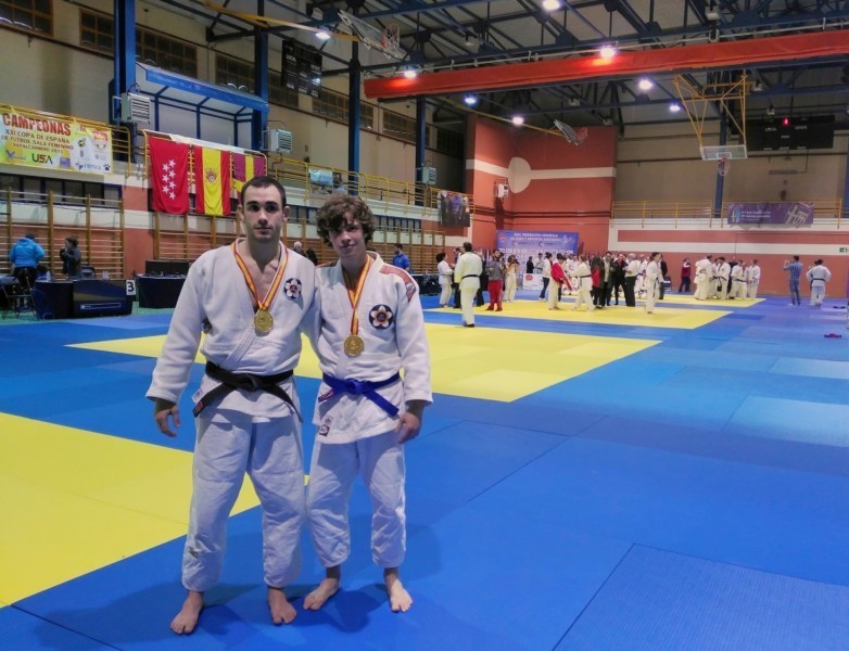 Los navarros Javier Lassa y Josu Huarte, campeones de España absolutos de Ne Waza (judo suelo)
