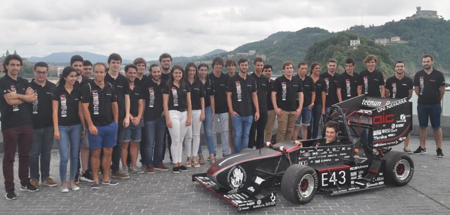 El equipo Tecnun eRacing  de la Universidad de Navarra presenta su nuevo monoplaza